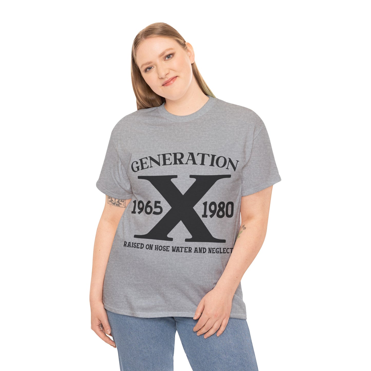 GEN X Raised On Hose Water & Neglect Tshirt Unisex Heavy Cotton