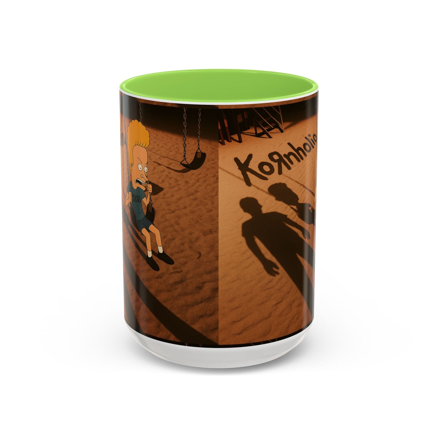 Kornholio 15 oz Coffee Mug Funny Nu Metal Cartoon Cup Multiple Colors