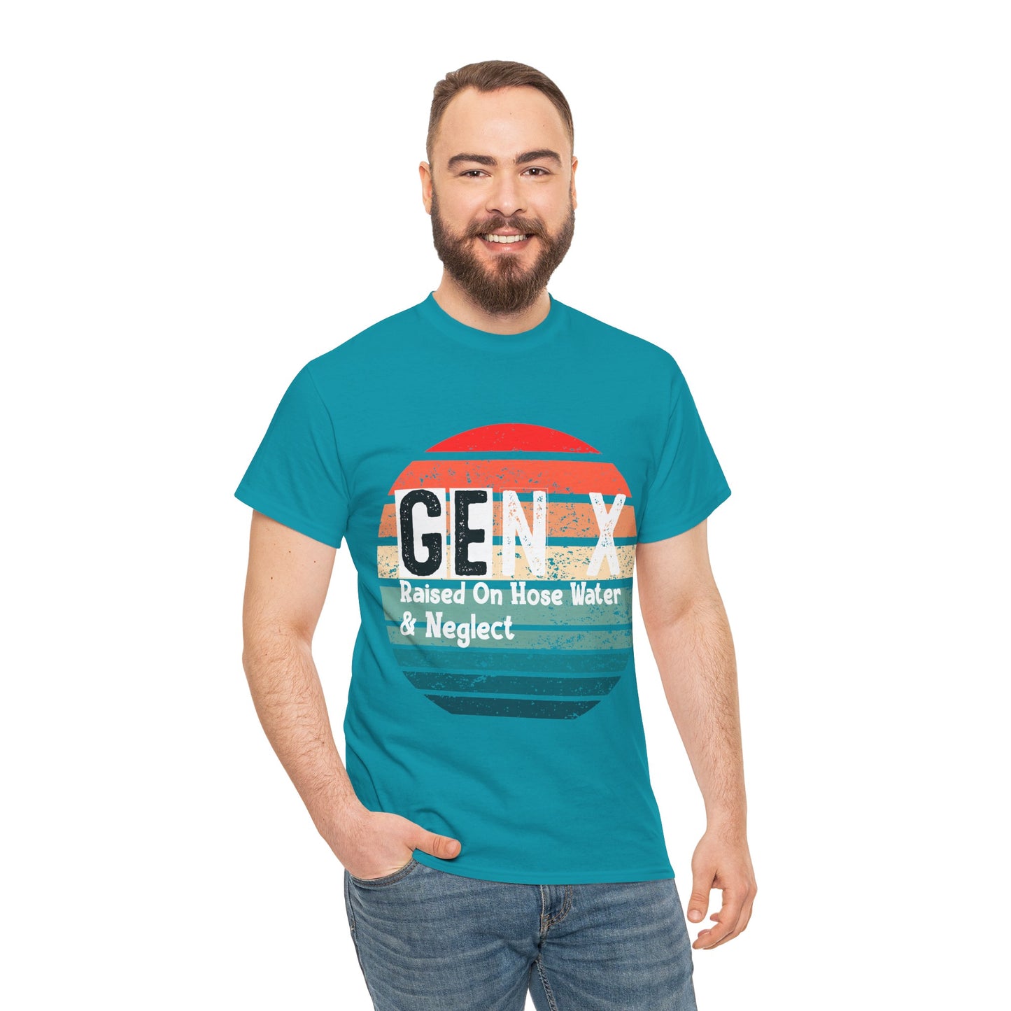 GEN X Raised On Hose Water & Neglect Tshirt Unisex Heavy Cotton