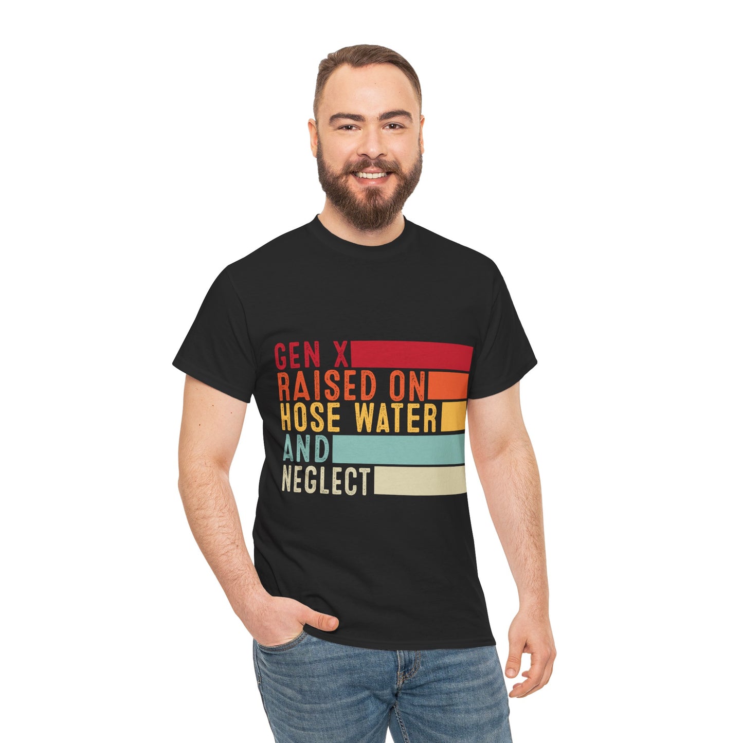 GEN X Raised On Hose Water & Neglect Tshirt Unisex Heavy Cotton