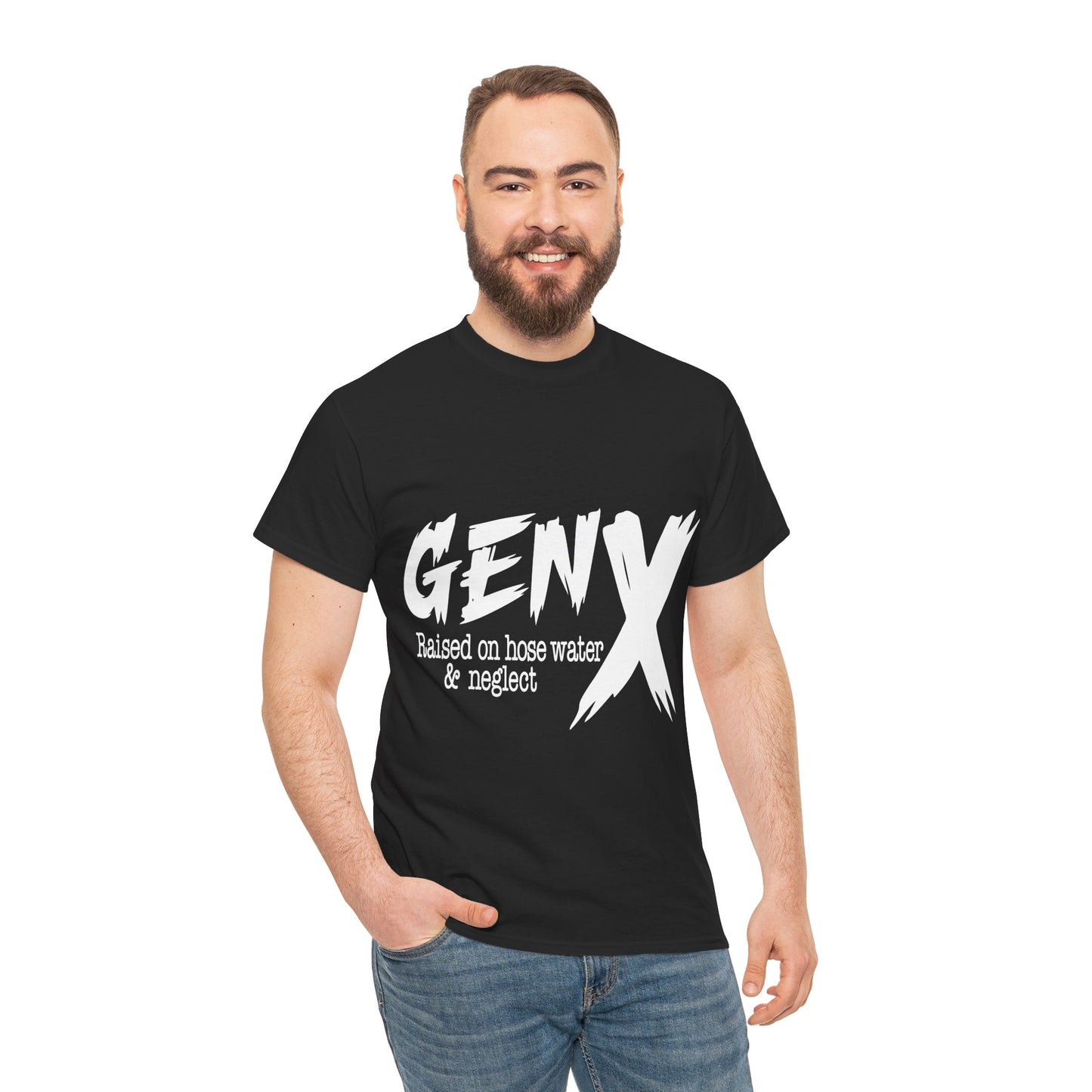 GEN X Raised On Hose Water & Neglect Tshirt Unisex Heavy Cotton