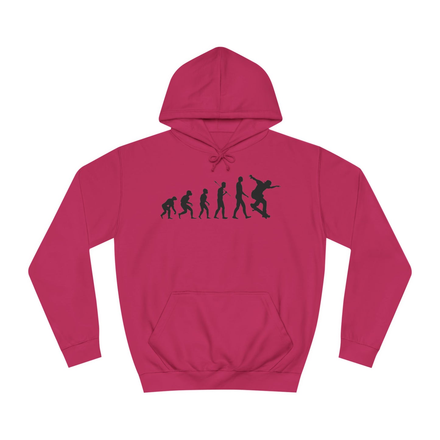 Evolution of Skateboarding Hoodie Stylish Graphic Pullover Unisex Skate Culture