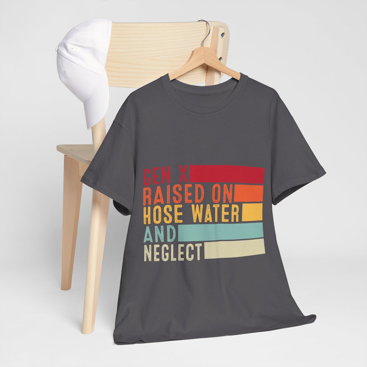 GEN X Raised On Hose Water & Neglect Tshirt Unisex Heavy Cotton