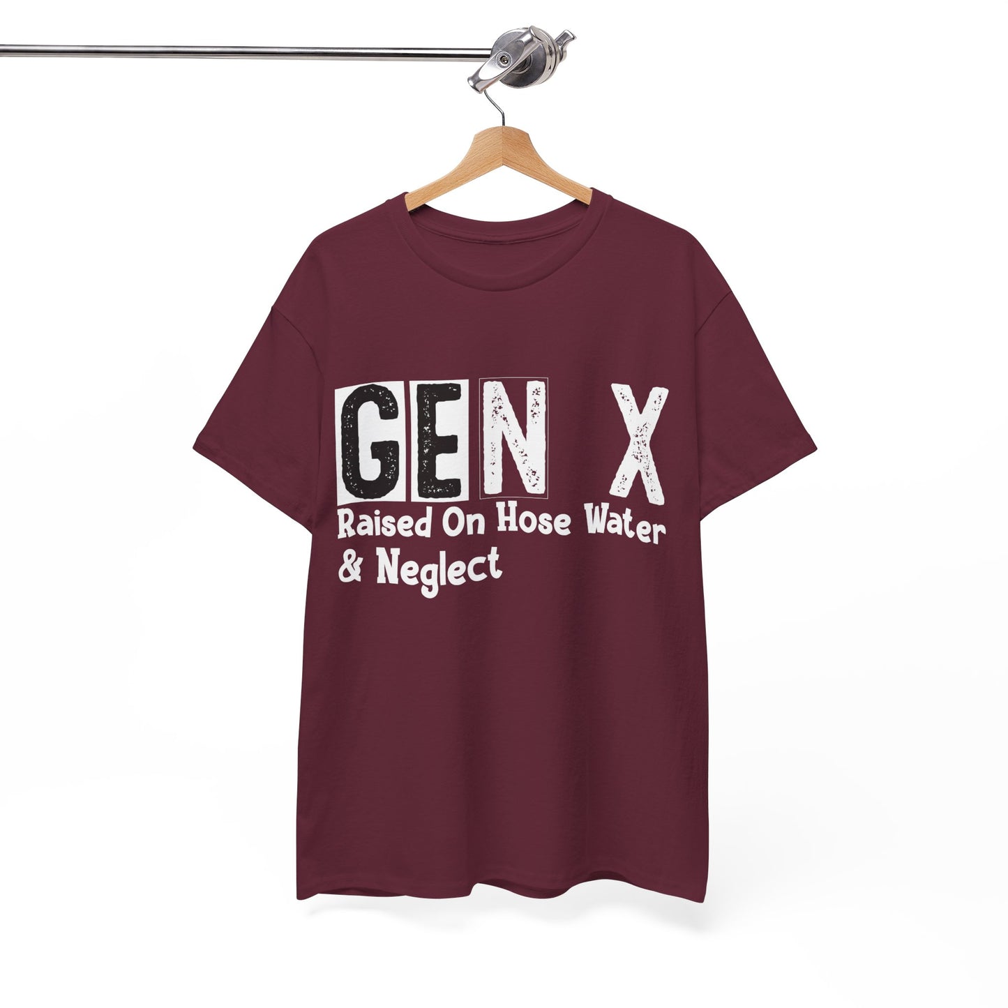 GEN X Raised On Hose Water & Neglect Tshirt Unisex Heavy Cotton