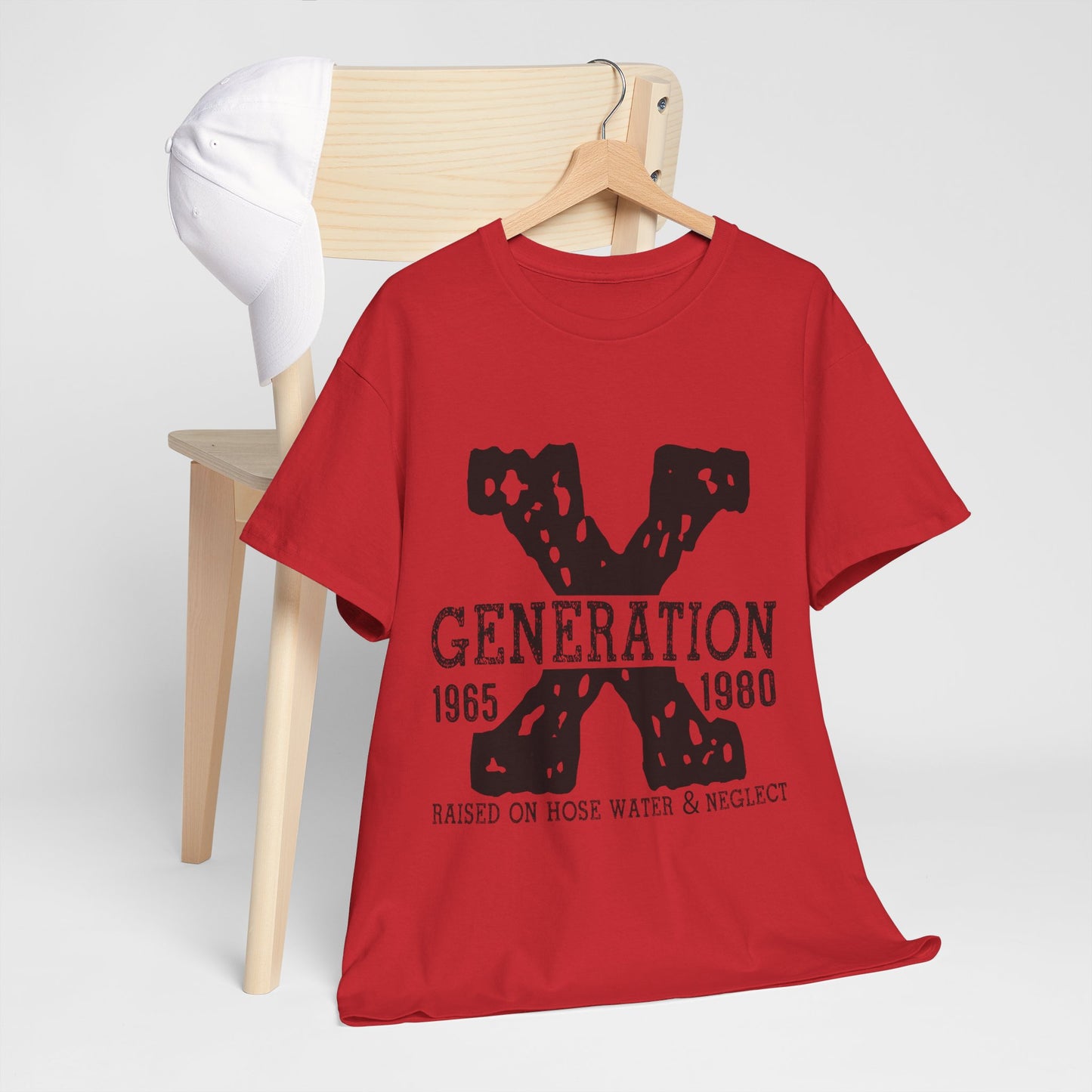 Copy of GEN X Raised On Hose Water & Neglect Tshirt Unisex Heavy Cotton