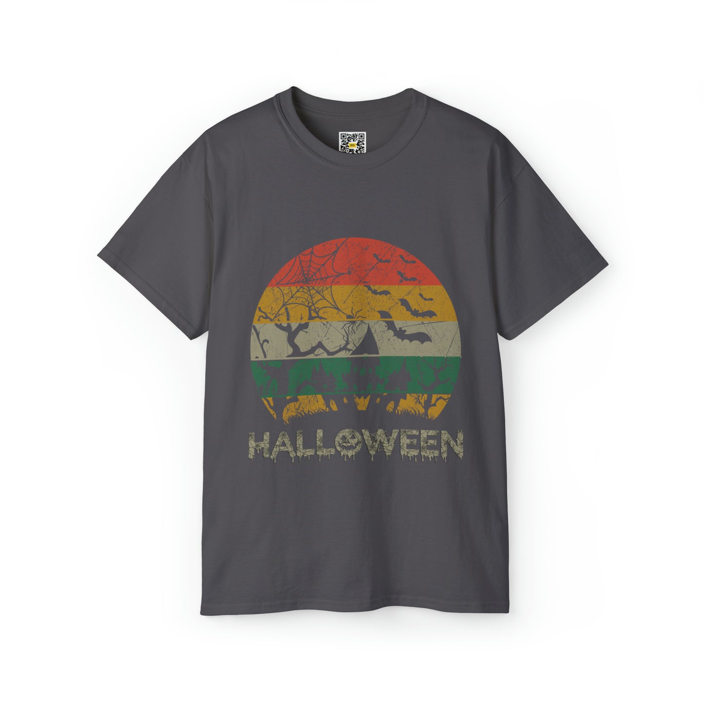 Retro Halloween Spooky House Unisex Ultra Cotton Tee