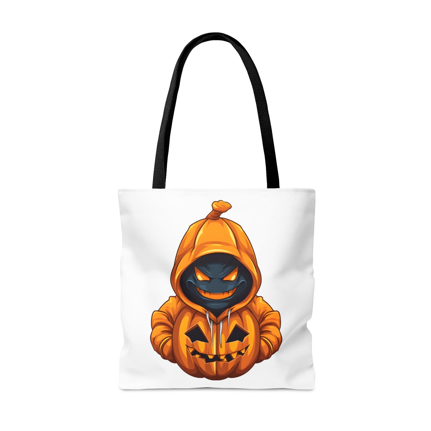 Halloween Scary Hoodie Pumpkin Character Tote Bag (AOP)