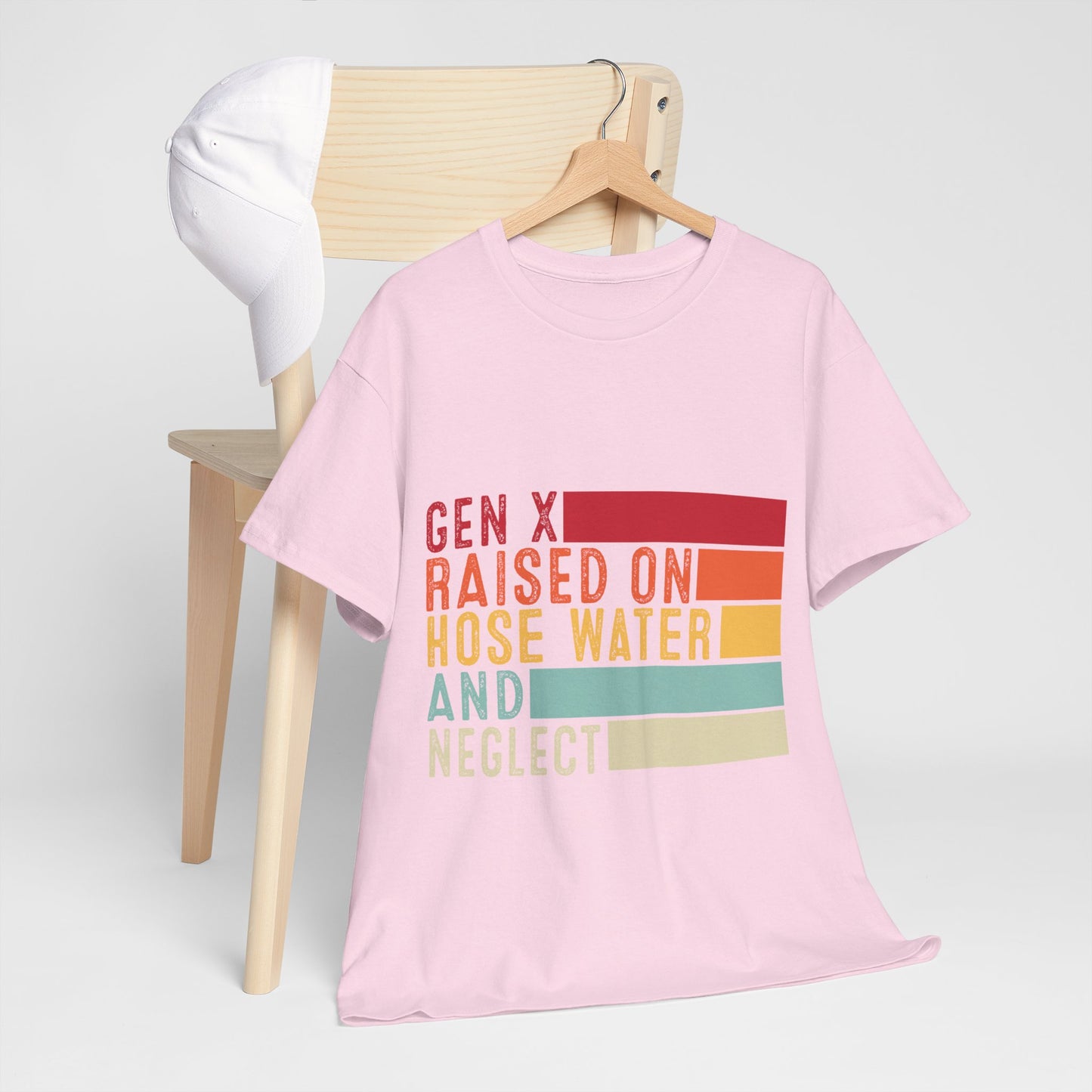 GEN X Raised On Hose Water & Neglect Tshirt Unisex Heavy Cotton