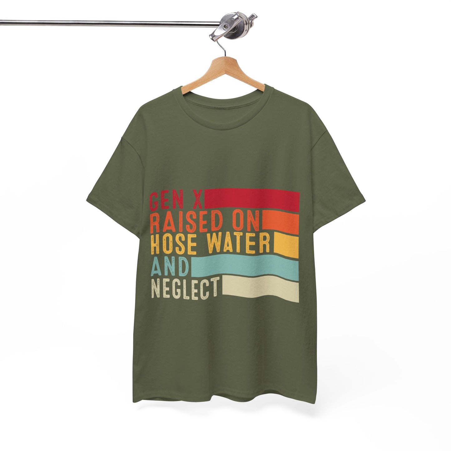 GEN X Raised On Hose Water & Neglect Tshirt Unisex Heavy Cotton
