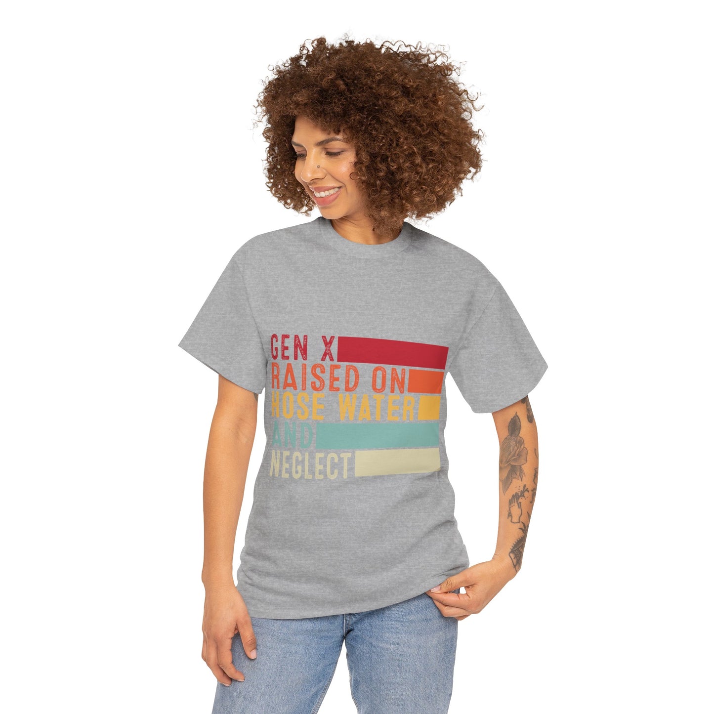 GEN X Raised On Hose Water & Neglect Tshirt Unisex Heavy Cotton