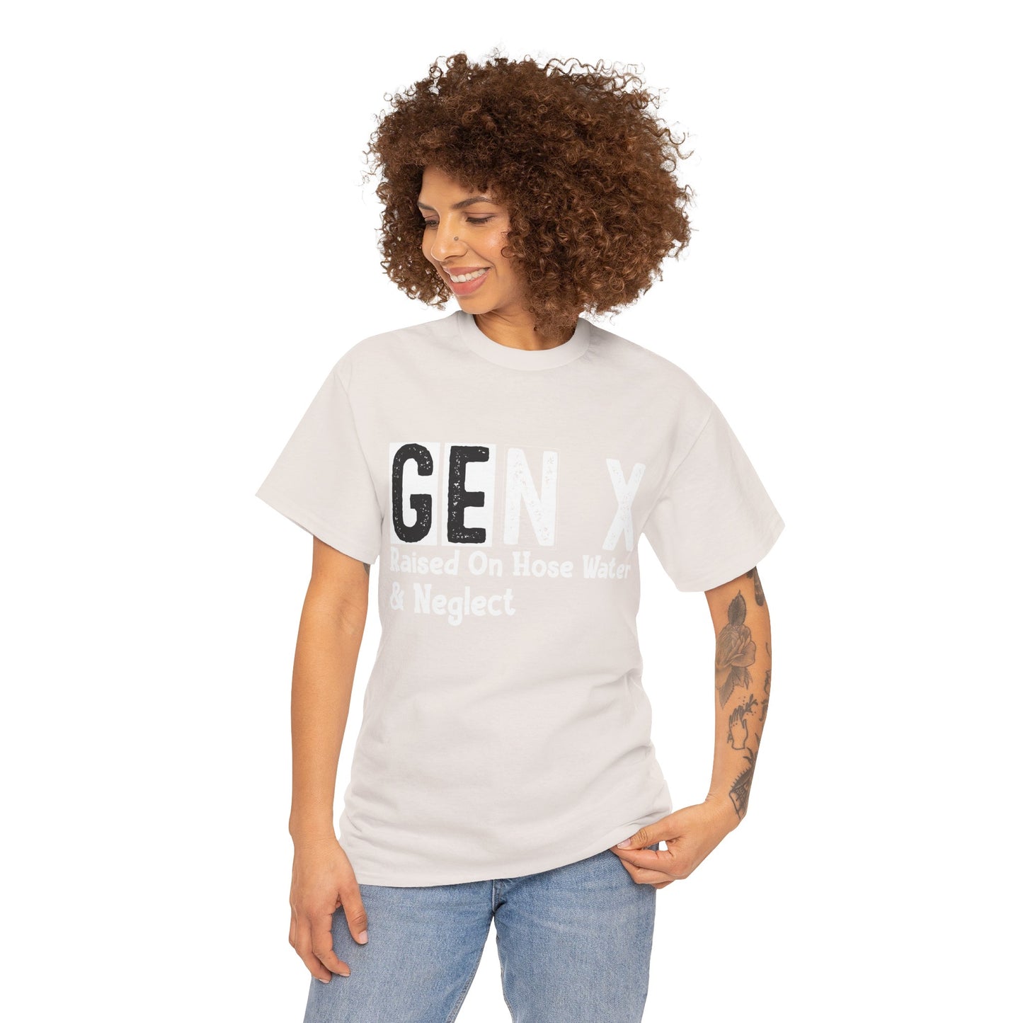 GEN X Raised On Hose Water & Neglect Tshirt Unisex Heavy Cotton
