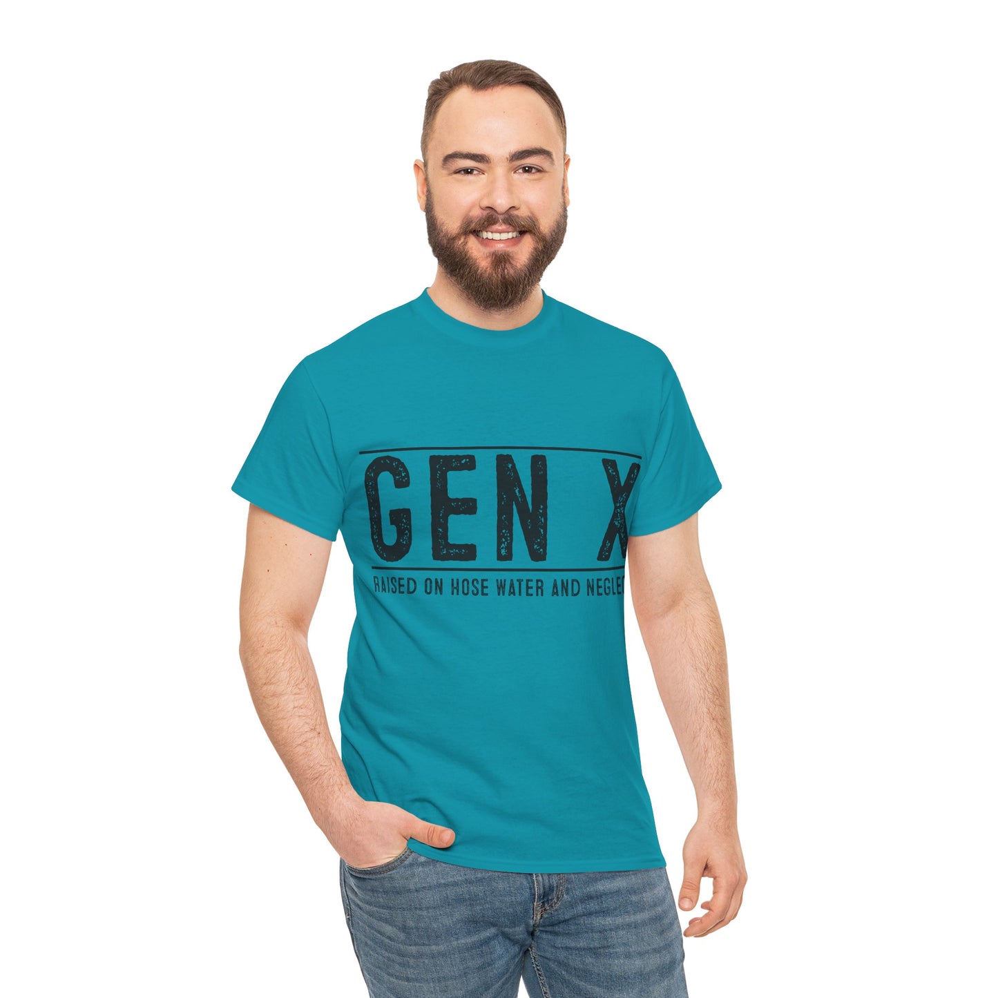 GEN X Raised On Hose Water & Neglect Tshirt Unisex Heavy Cotton