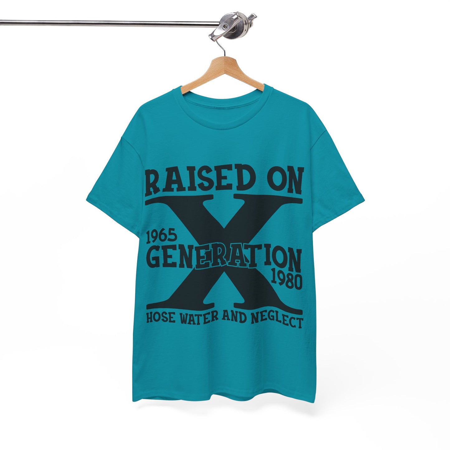 GEN X Raised On Hose Water & Neglect Tshirt Unisex Heavy Cotton