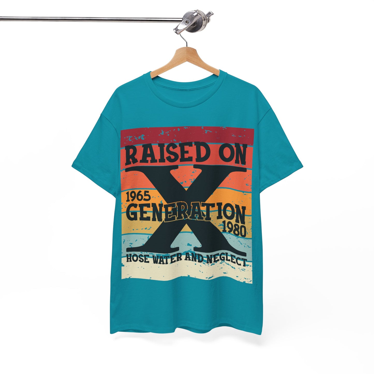 GEN X Raised On Hose Water & Neglect Tshirt Unisex Heavy Cotton
