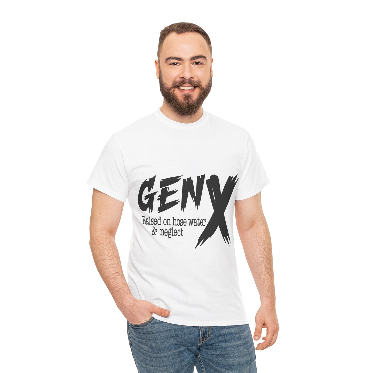 GEN X Raised On Hose Water & Neglect Tshirt Unisex Heavy Cotton