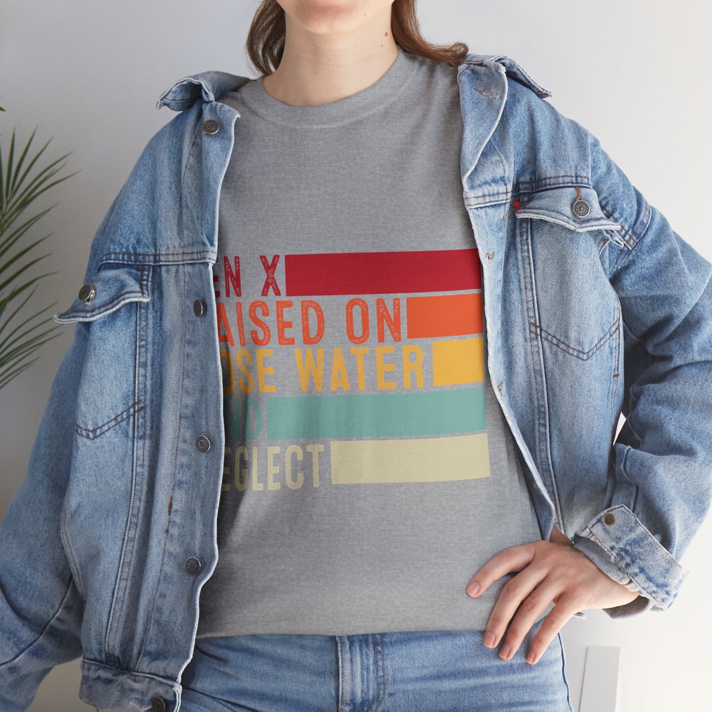 GEN X Raised On Hose Water & Neglect Tshirt Unisex Heavy Cotton