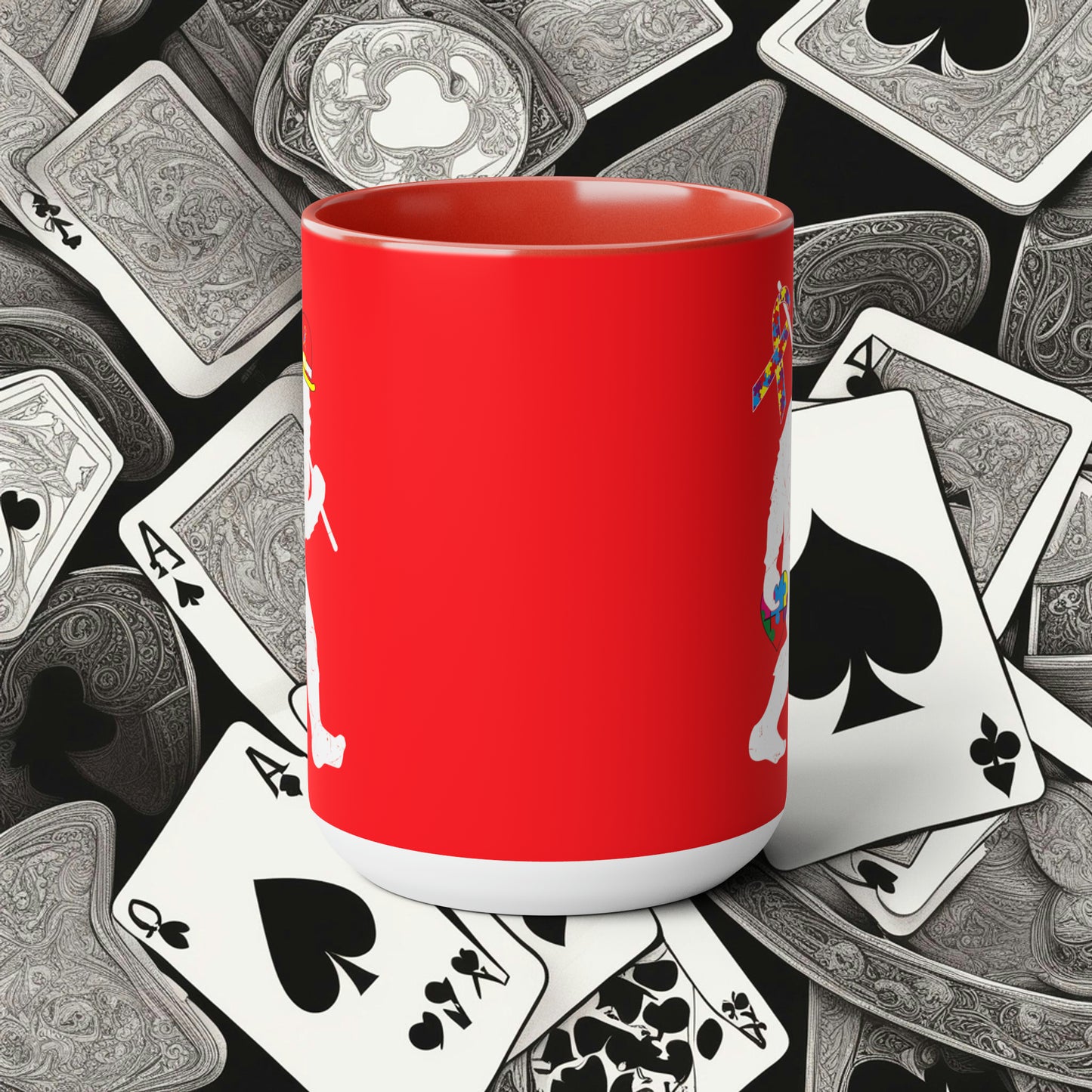 Bigfoot Heart Puzzle Piece Autism - 11oz Mug