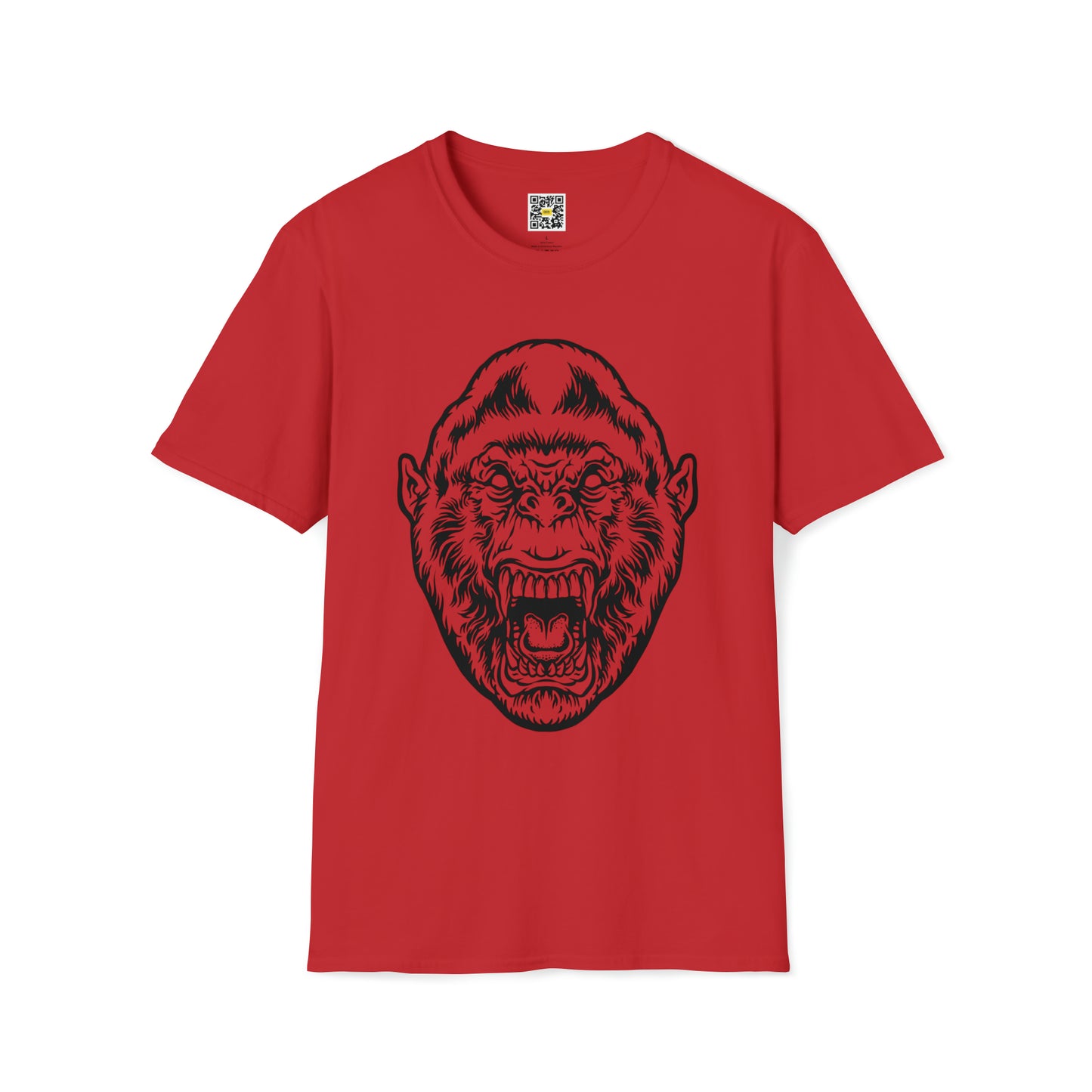 Angry Beast Gorilla Head T-Shirt Jungle Zoo Amazon Animals