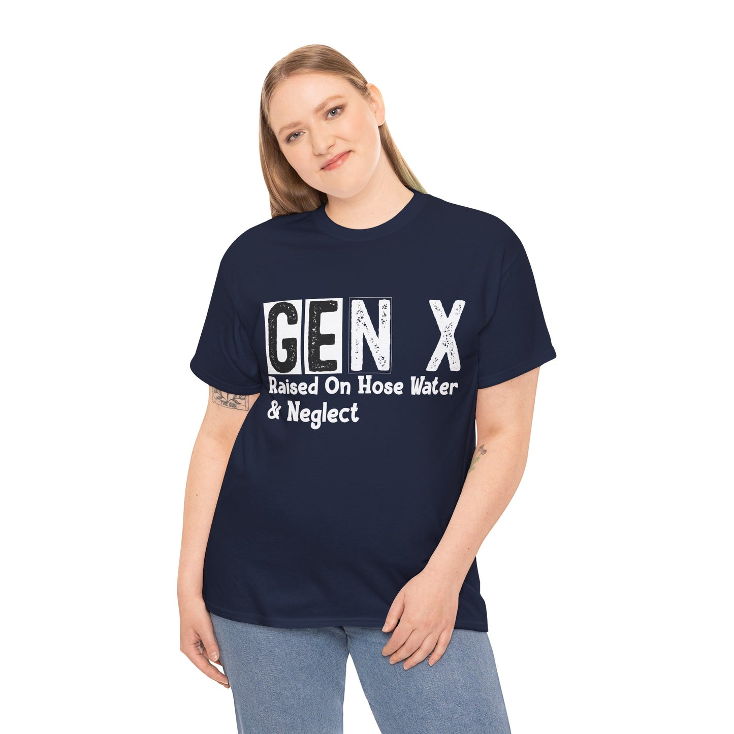 GEN X Raised On Hose Water & Neglect Tshirt Unisex Heavy Cotton
