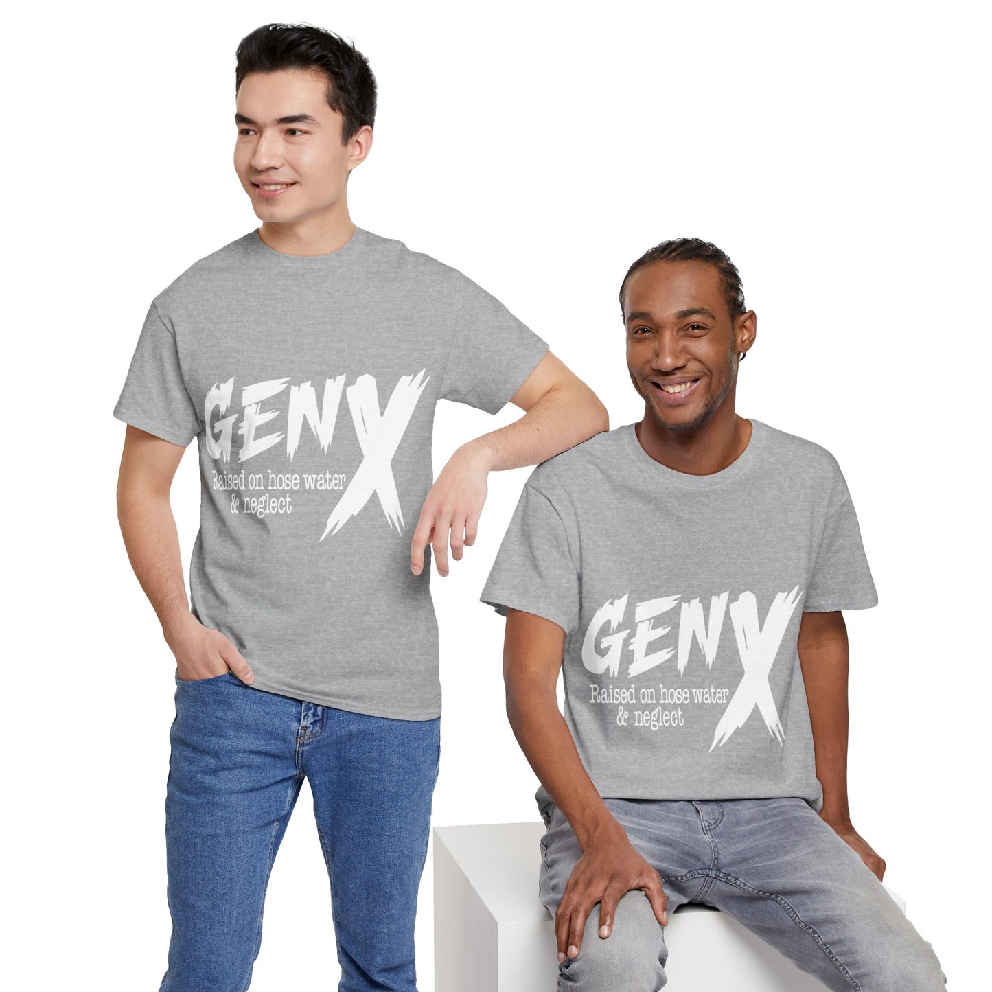 GEN X Raised On Hose Water & Neglect Tshirt Unisex Heavy Cotton