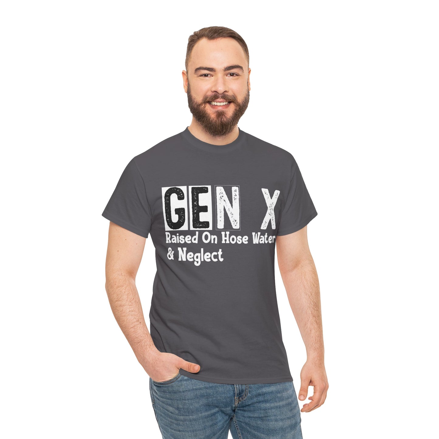 GEN X Raised On Hose Water & Neglect Tshirt Unisex Heavy Cotton