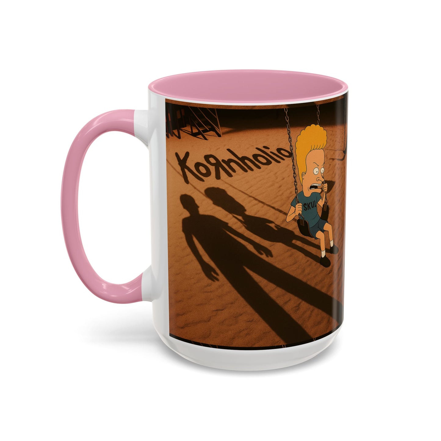 Kornholio 15 oz Coffee Mug Funny Nu Metal Cartoon Cup Multiple Colors