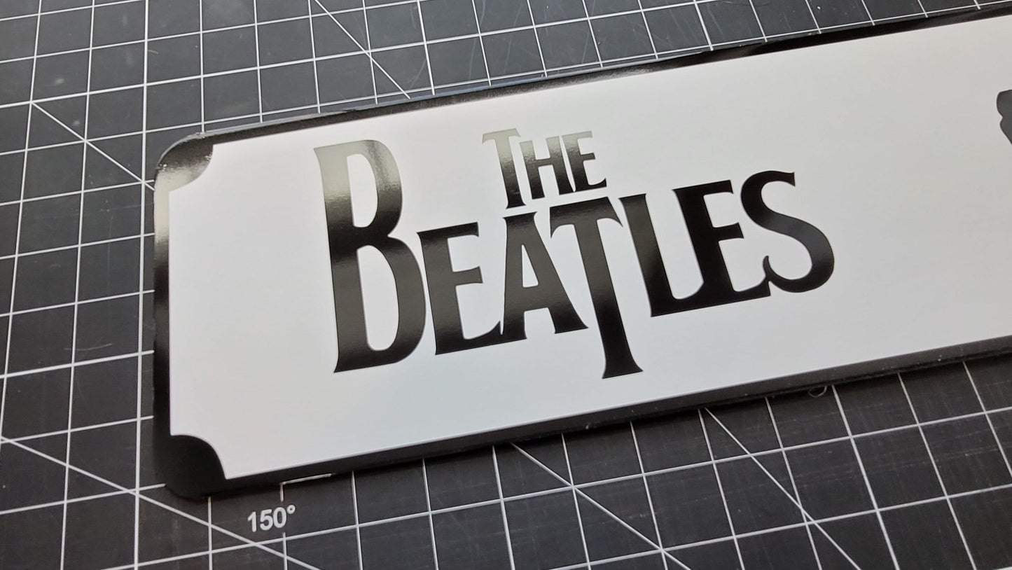 The Beatles Street Sign 6" X 24" Man Cave Indoor/Outdoor Abbey Road