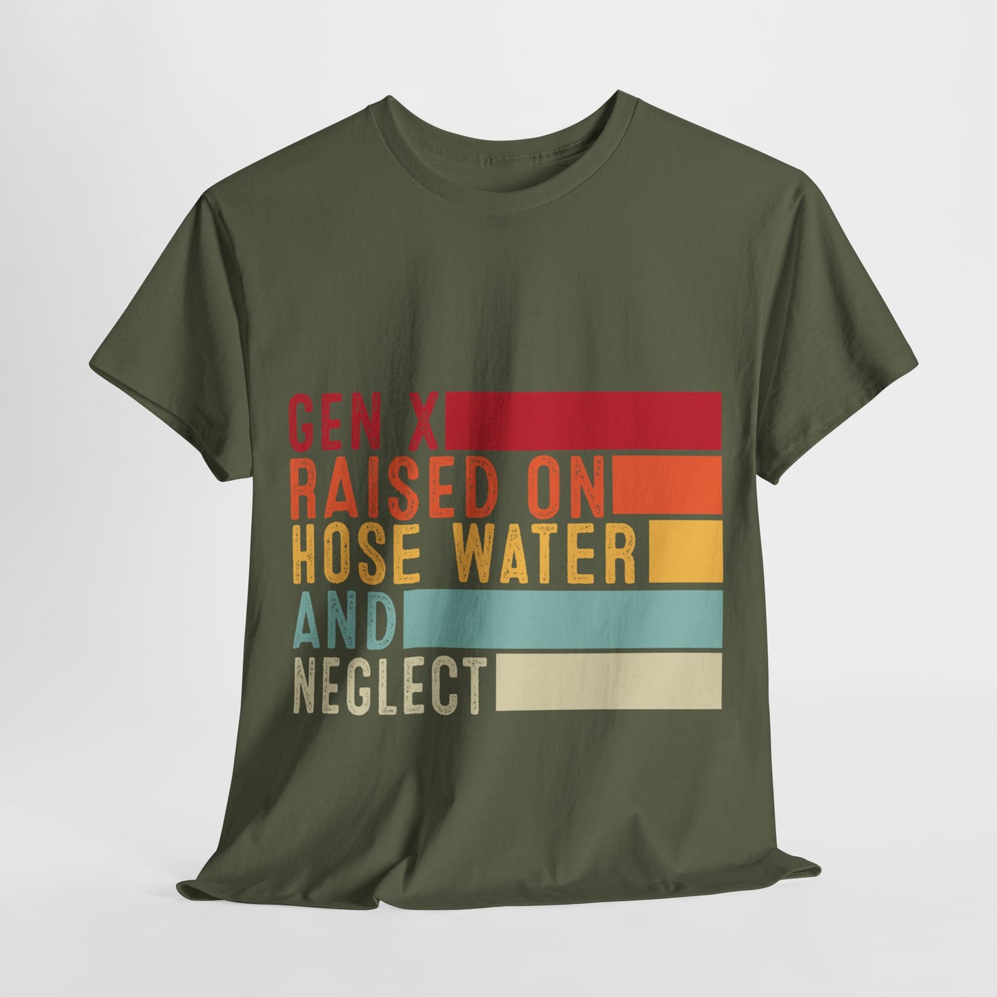 GEN X Raised On Hose Water & Neglect Tshirt Unisex Heavy Cotton