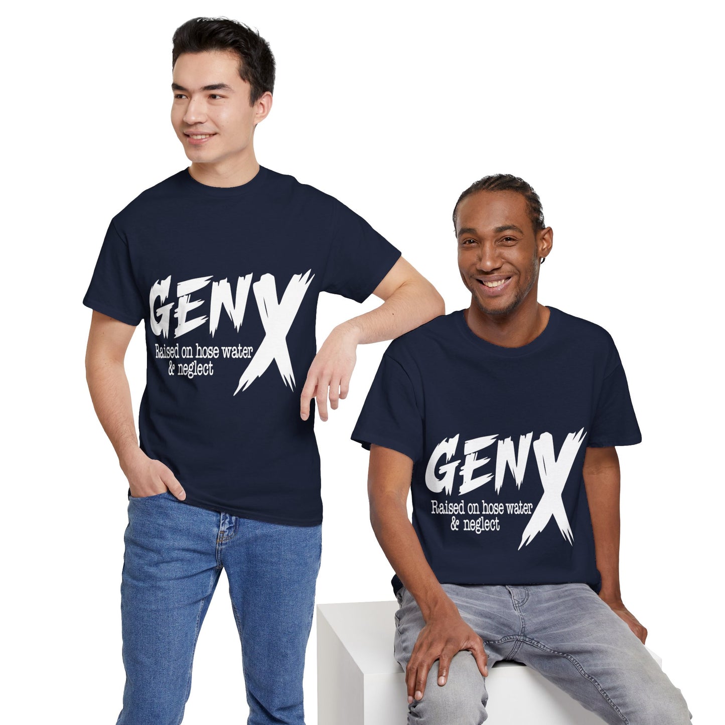 GEN X Raised On Hose Water & Neglect Tshirt Unisex Heavy Cotton