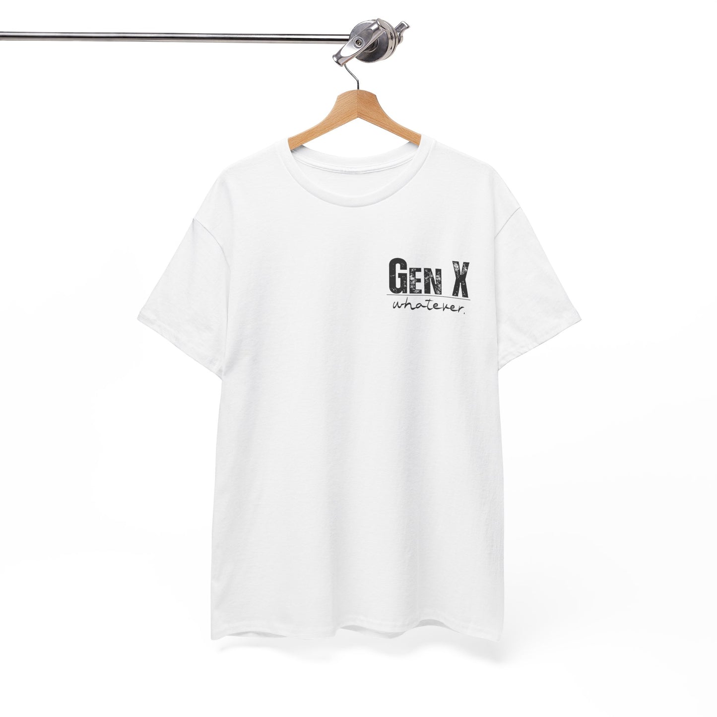 GEN X Definition Unisex Heavy Cotton T-Shirt Front & Back