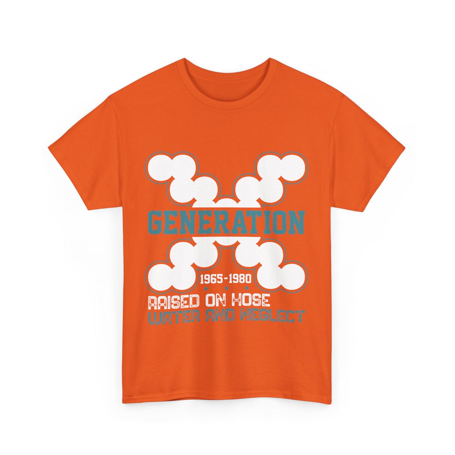 GEN X Raised On Hose Water & Neglect Tshirt Unisex Heavy Cotton T-shirt Unisex Heavy Cotton