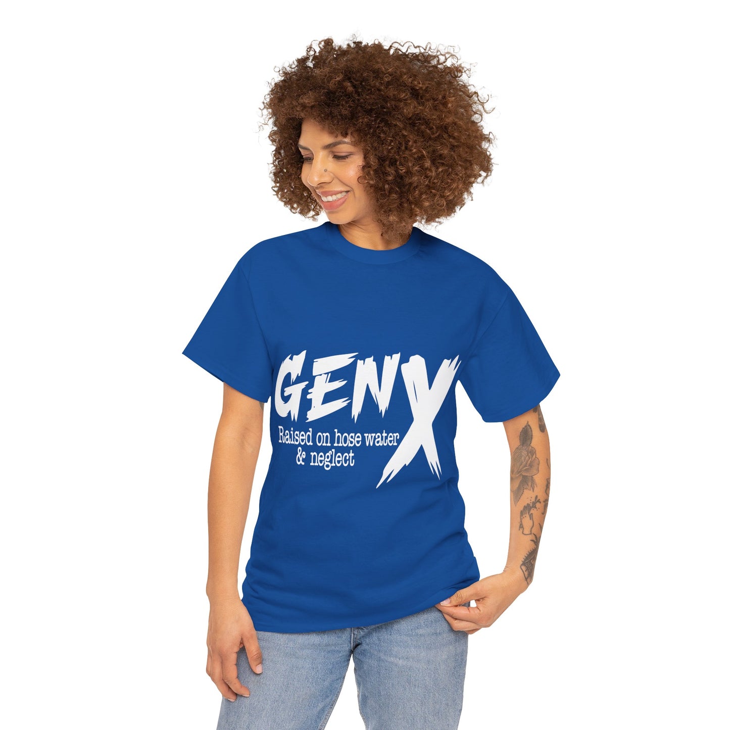 GEN X Raised On Hose Water & Neglect Tshirt Unisex Heavy Cotton