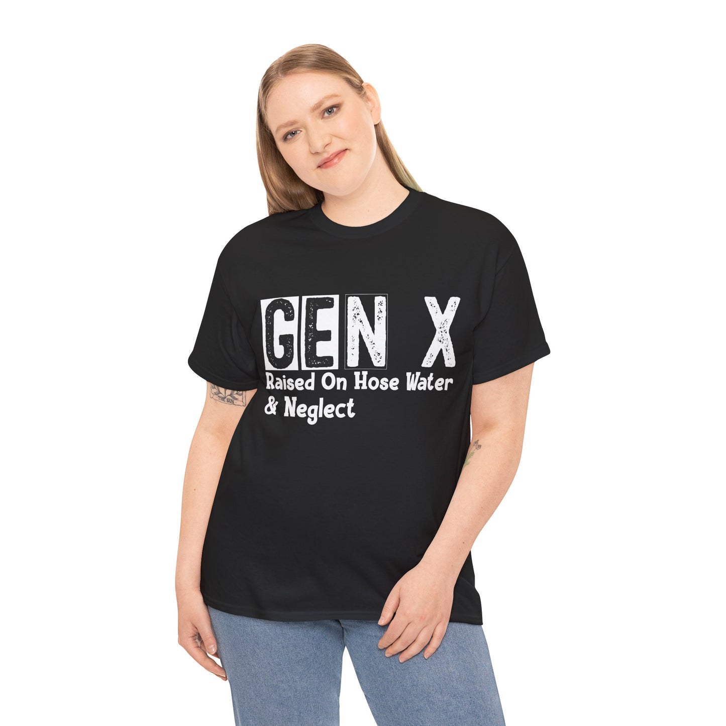 GEN X Raised On Hose Water & Neglect Tshirt Unisex Heavy Cotton