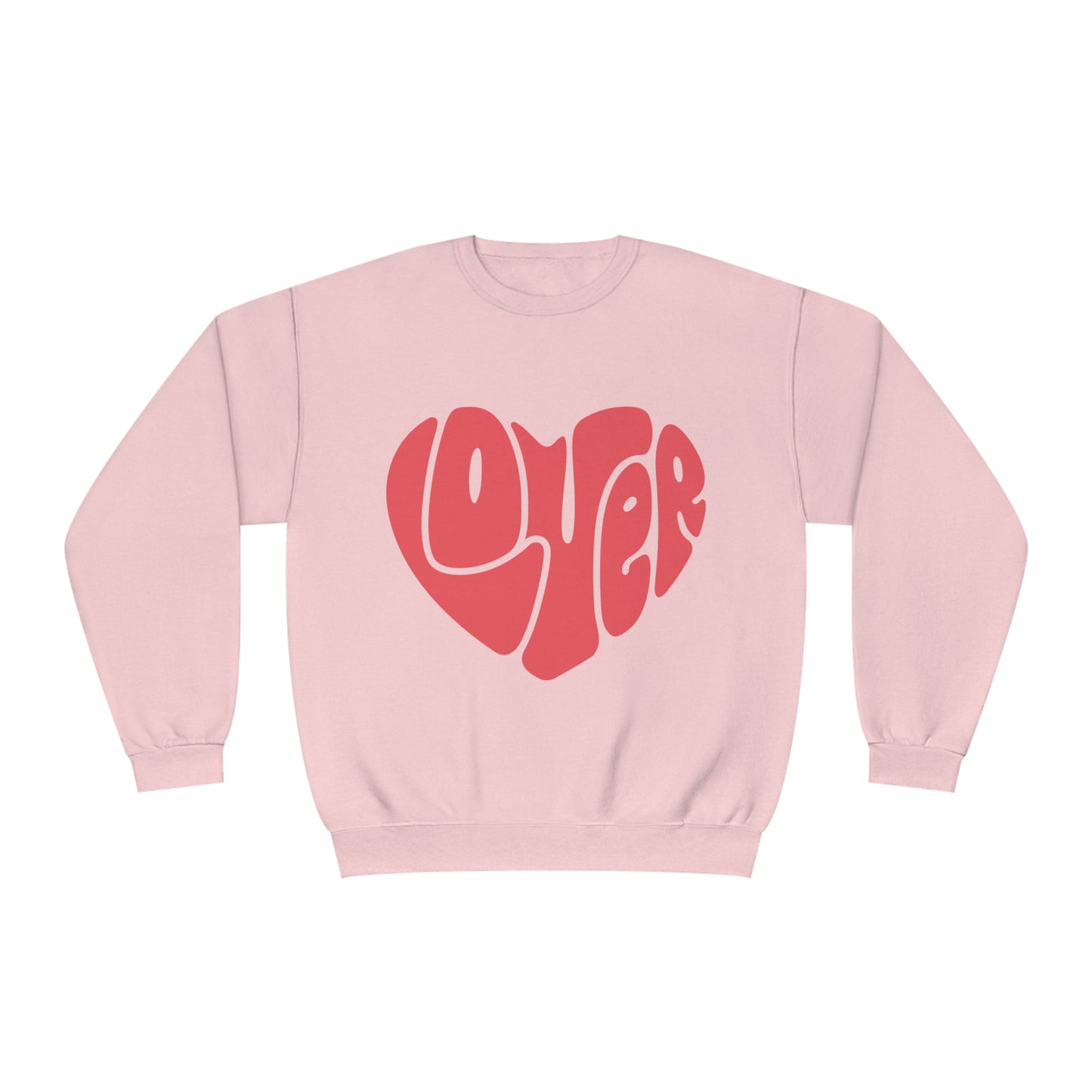 Retro Lover Heart Valentines Unisex NuBlend® Crewneck Sweatshirt