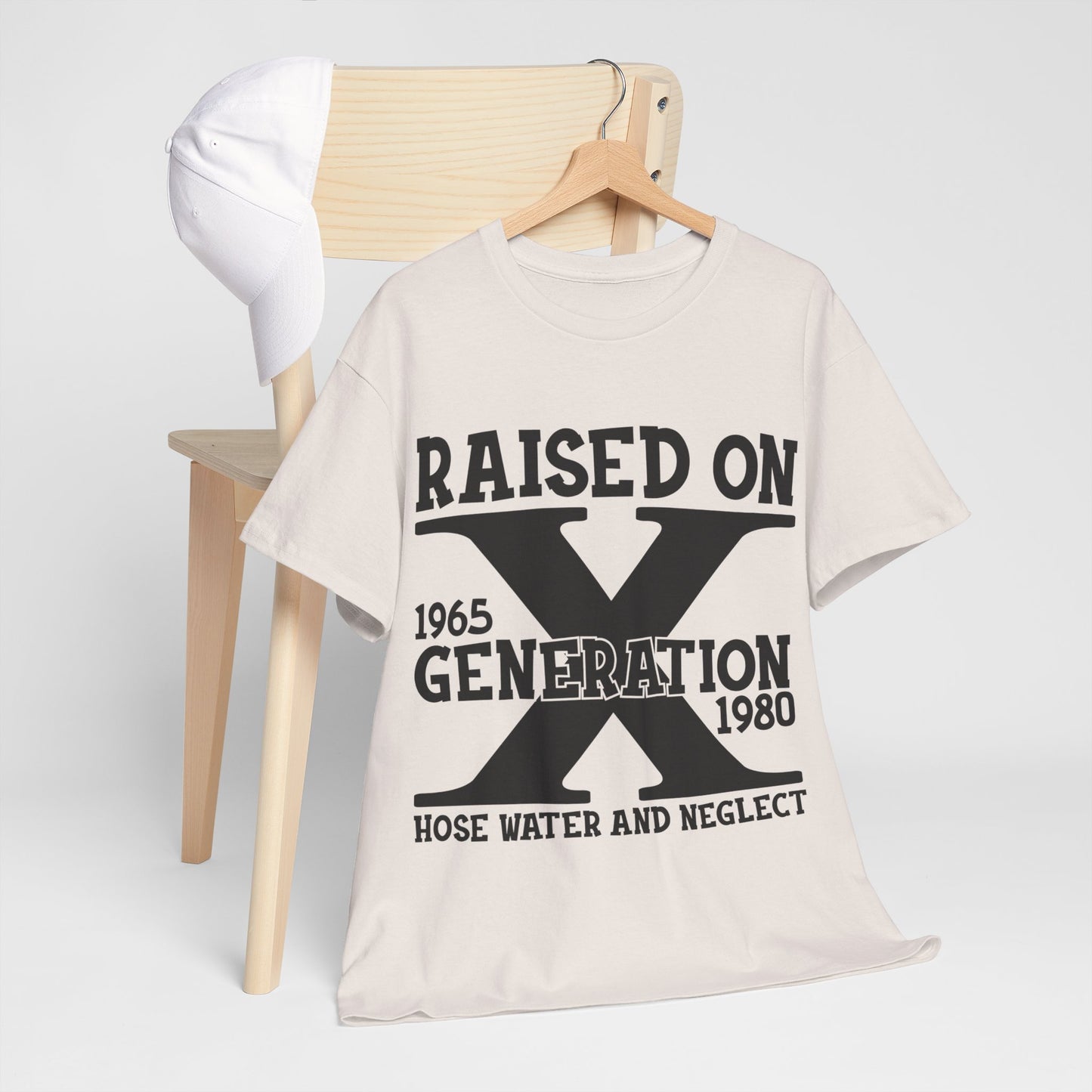 GEN X Raised On Hose Water & Neglect Tshirt Unisex Heavy Cotton