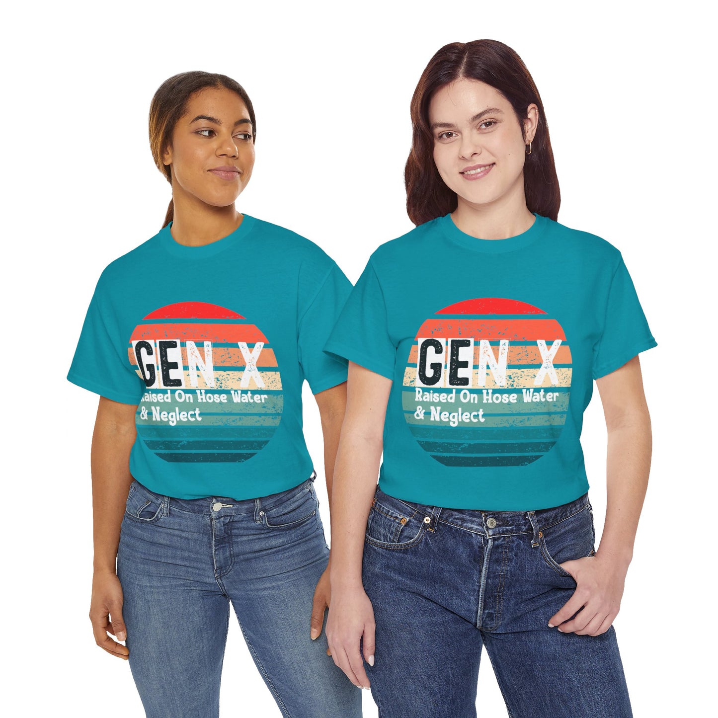 GEN X Raised On Hose Water & Neglect Tshirt Unisex Heavy Cotton