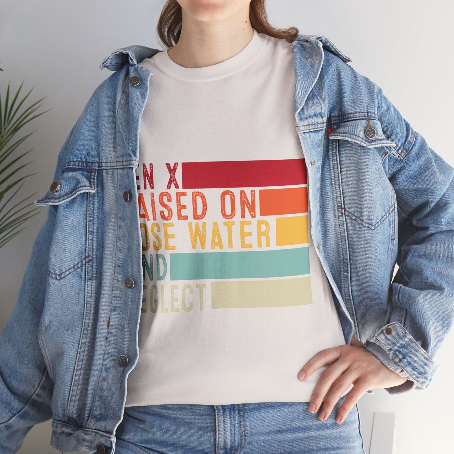 GEN X Raised On Hose Water & Neglect Tshirt Unisex Heavy Cotton