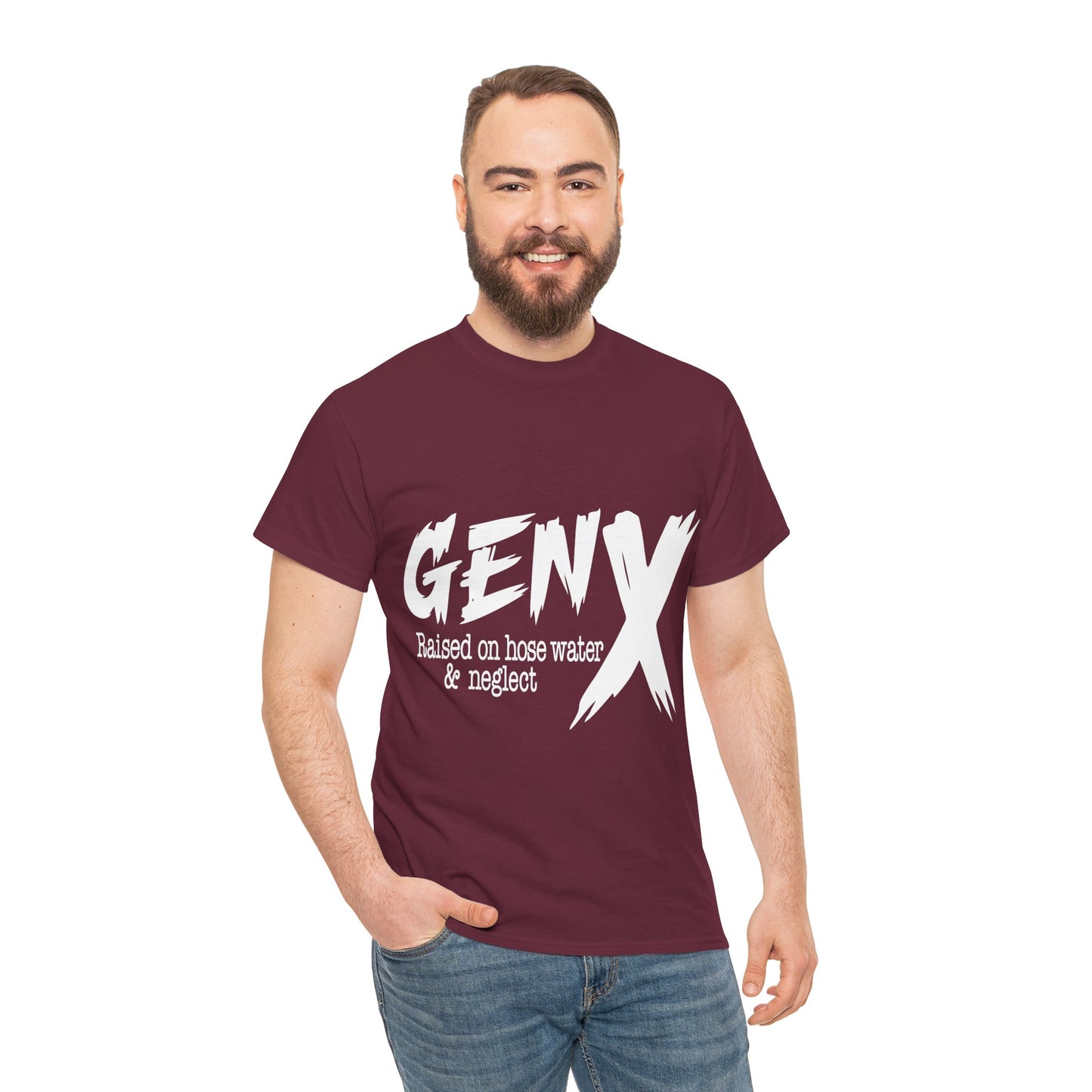 GEN X Raised On Hose Water & Neglect Tshirt Unisex Heavy Cotton
