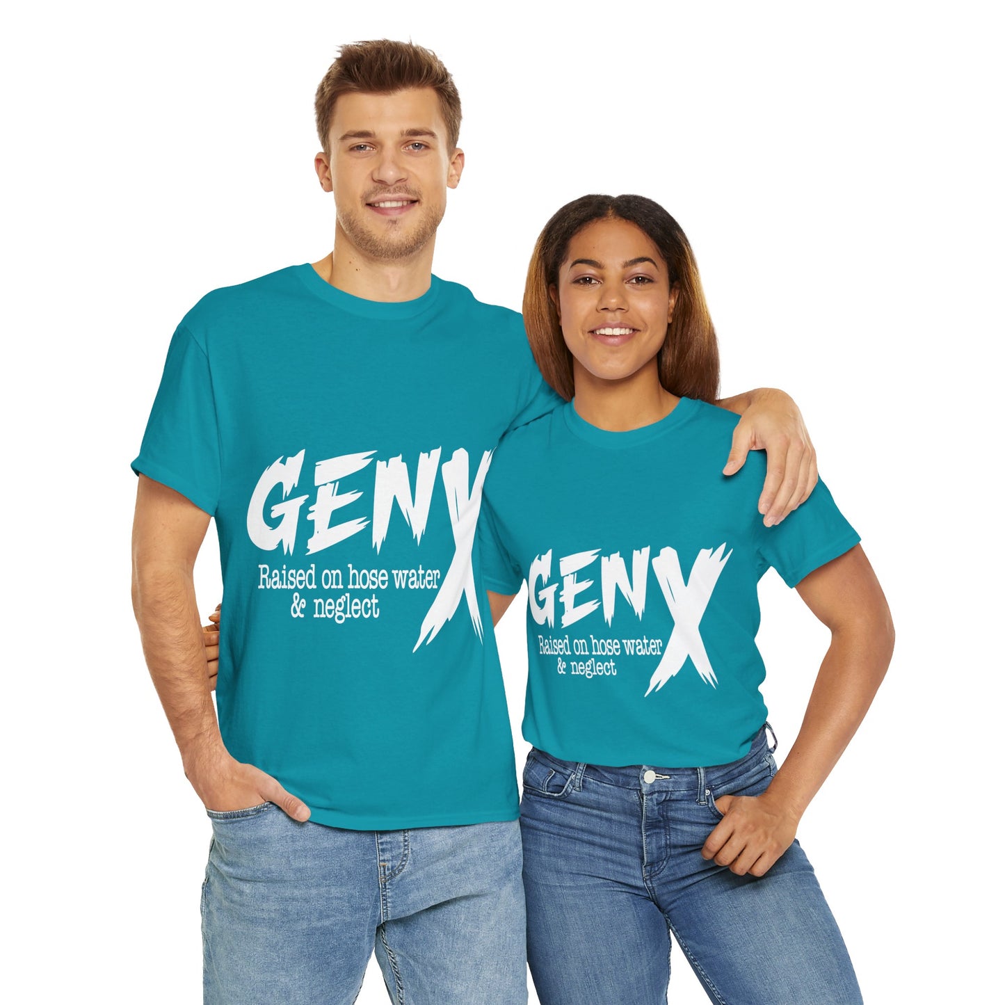 GEN X Raised On Hose Water & Neglect Tshirt Unisex Heavy Cotton