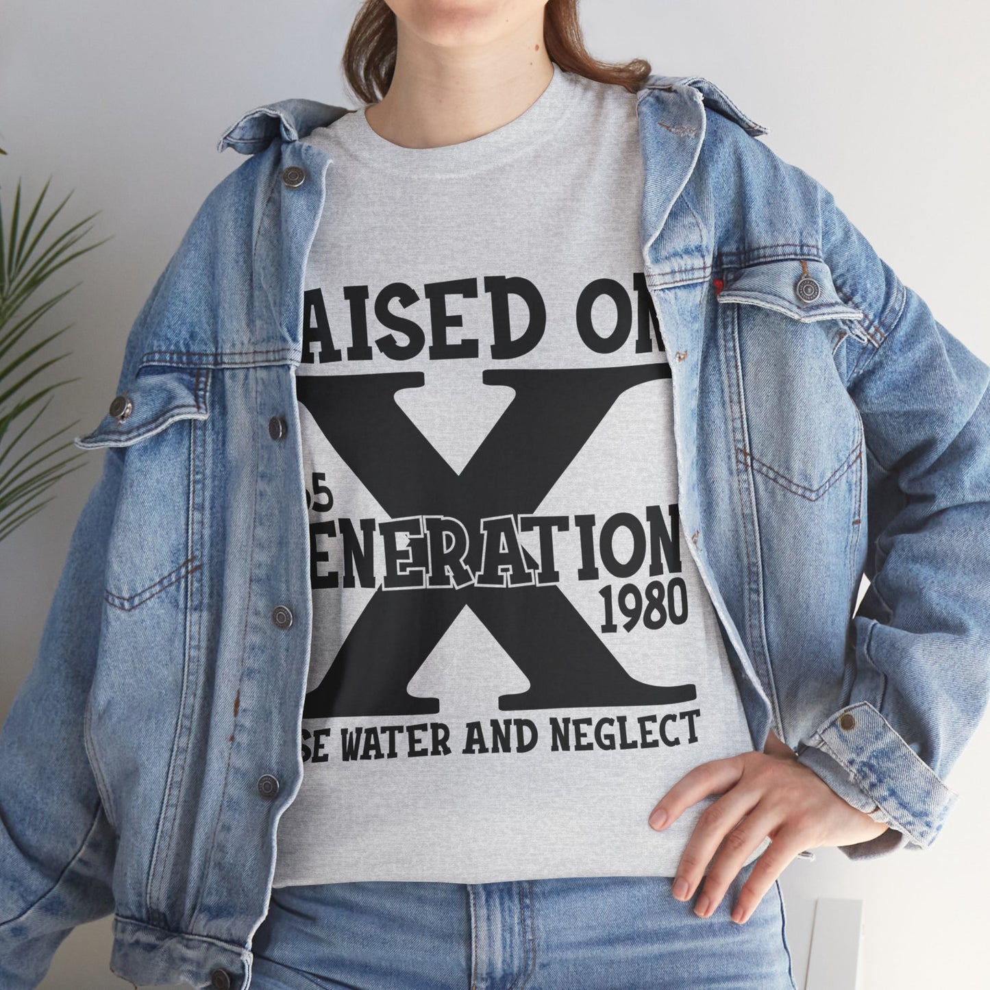 GEN X Raised On Hose Water & Neglect Tshirt Unisex Heavy Cotton