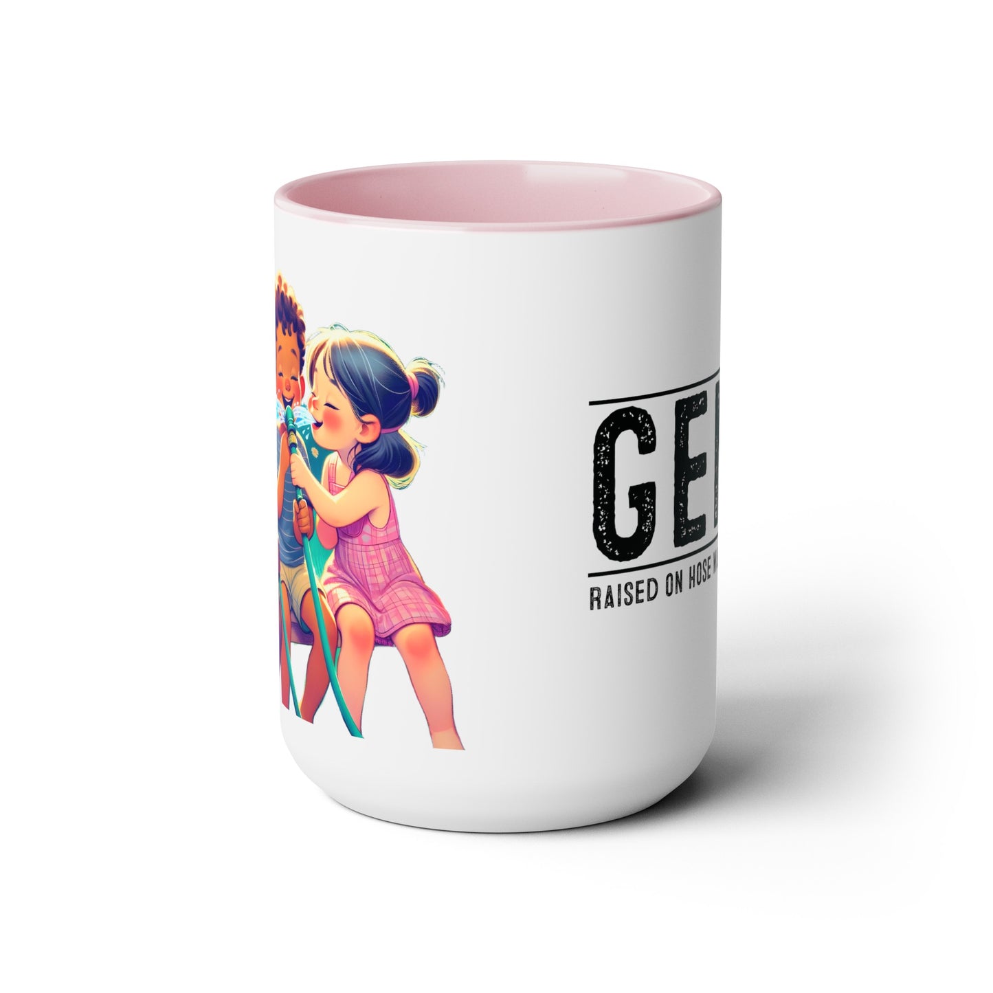 GEN X Raised On Hose Water & Neglect 15oz Coffee Mug