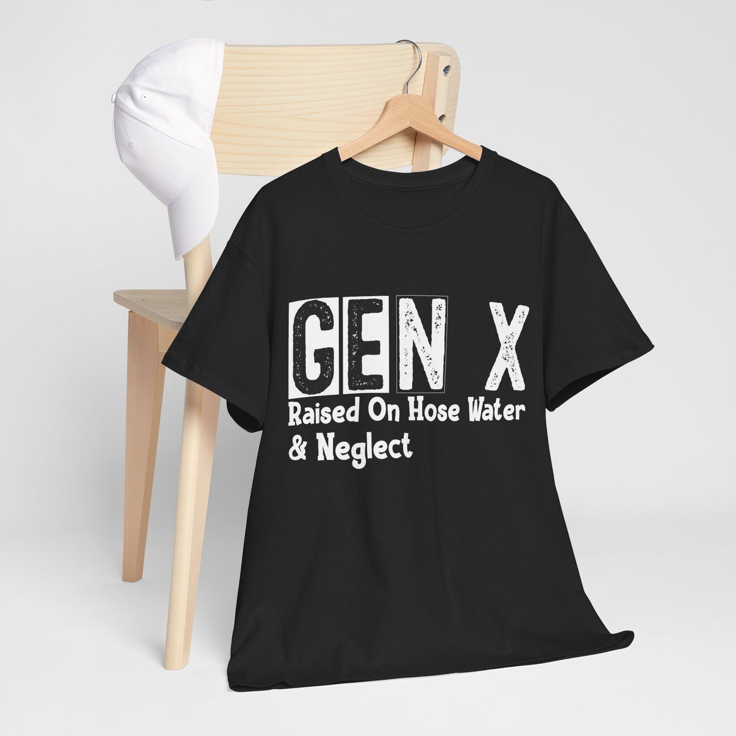 GEN X Raised On Hose Water & Neglect Tshirt Unisex Heavy Cotton