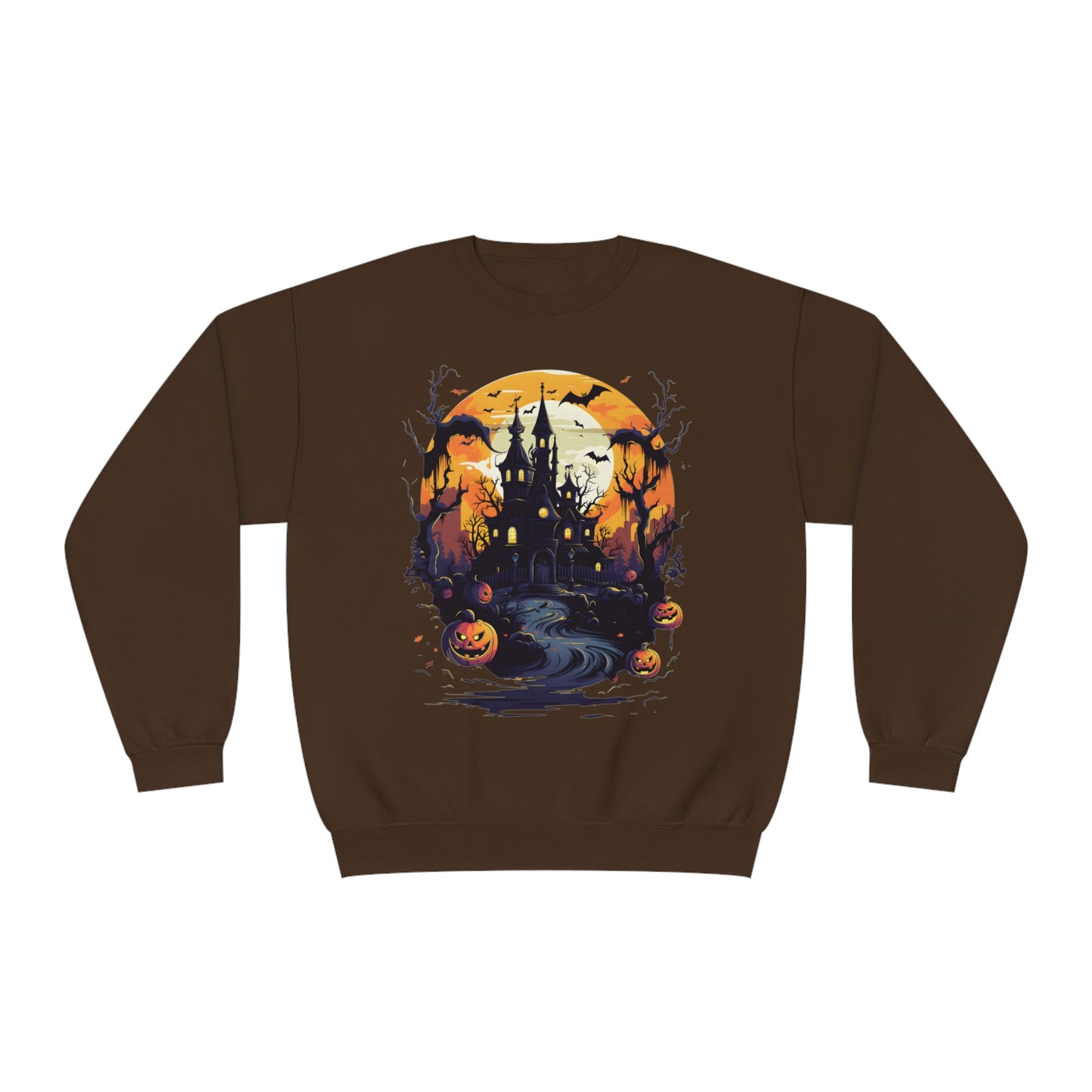 Halloween - Spooky House Unisex NuBlend® Crewneck Sweatshirt