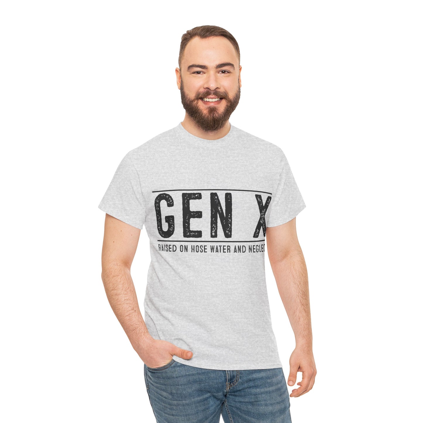 GEN X Raised On Hose Water & Neglect Tshirt Unisex Heavy Cotton