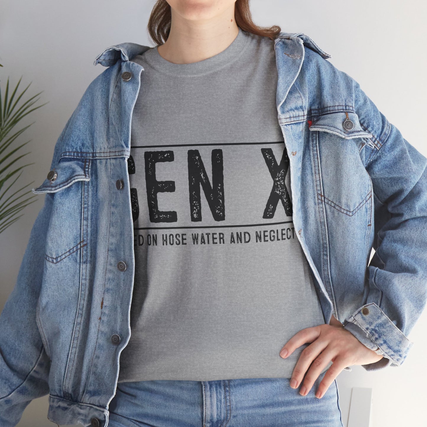 GEN X Raised On Hose Water & Neglect Tshirt Unisex Heavy Cotton