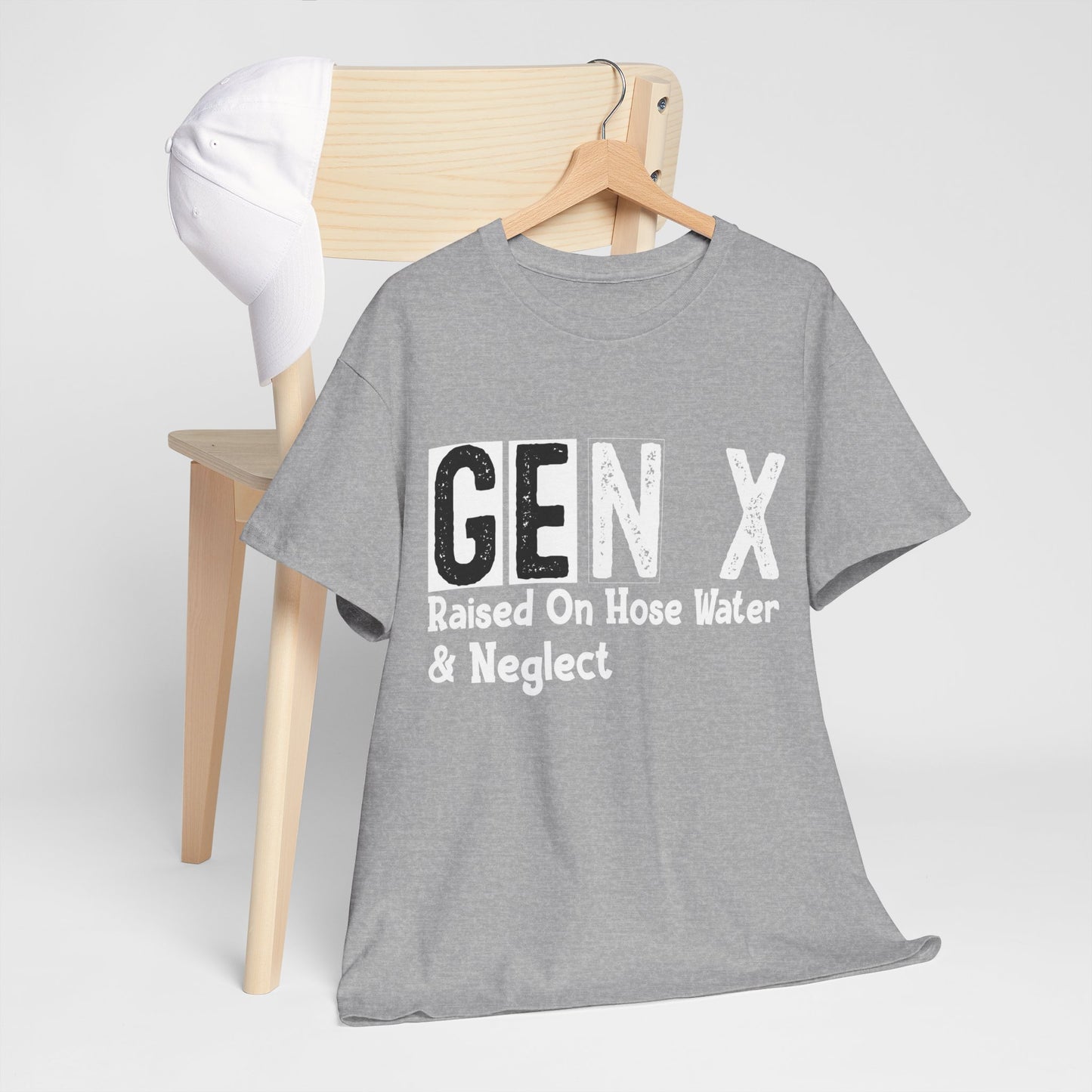 GEN X Raised On Hose Water & Neglect Tshirt Unisex Heavy Cotton