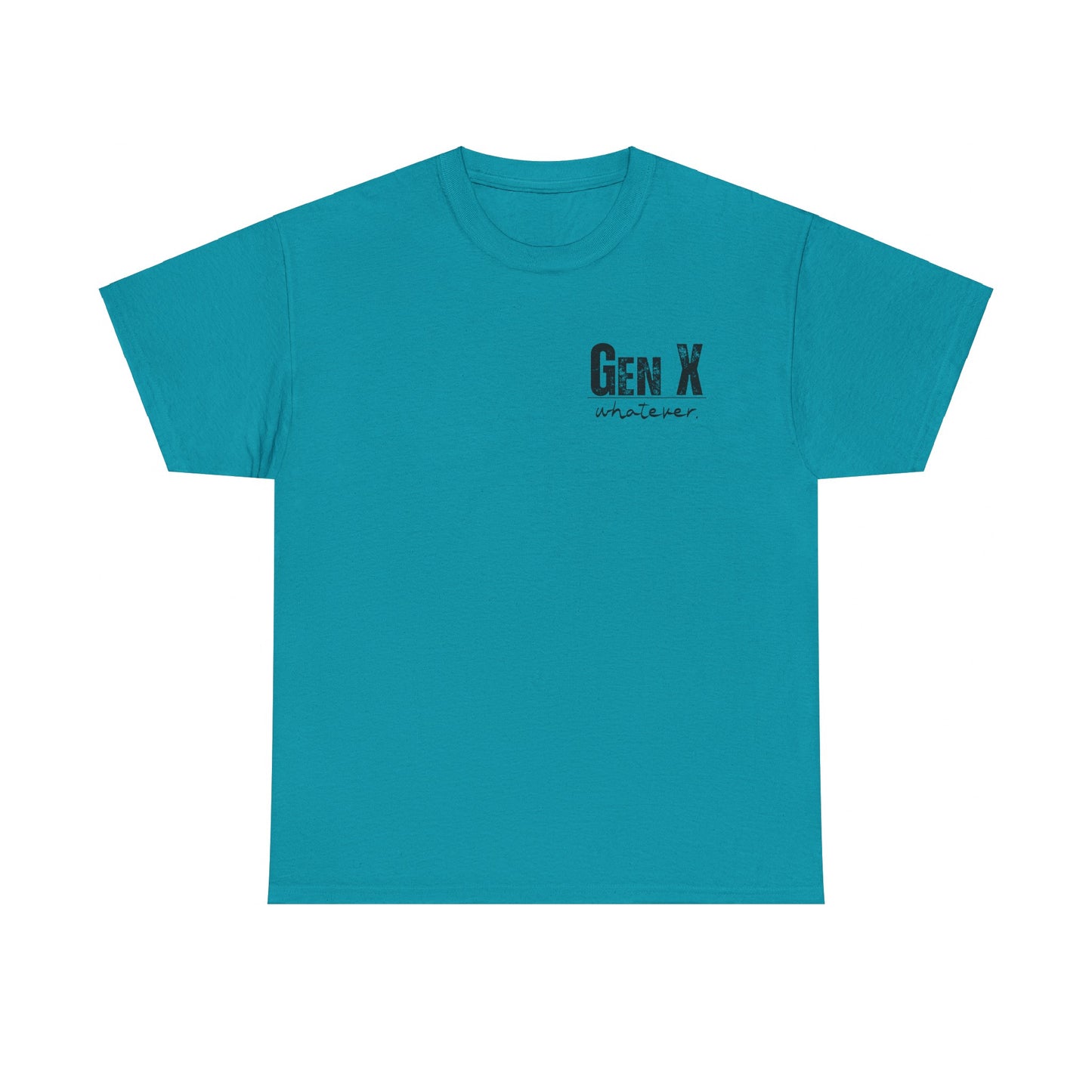 GEN X Definition Unisex Heavy Cotton T-Shirt Front & Back