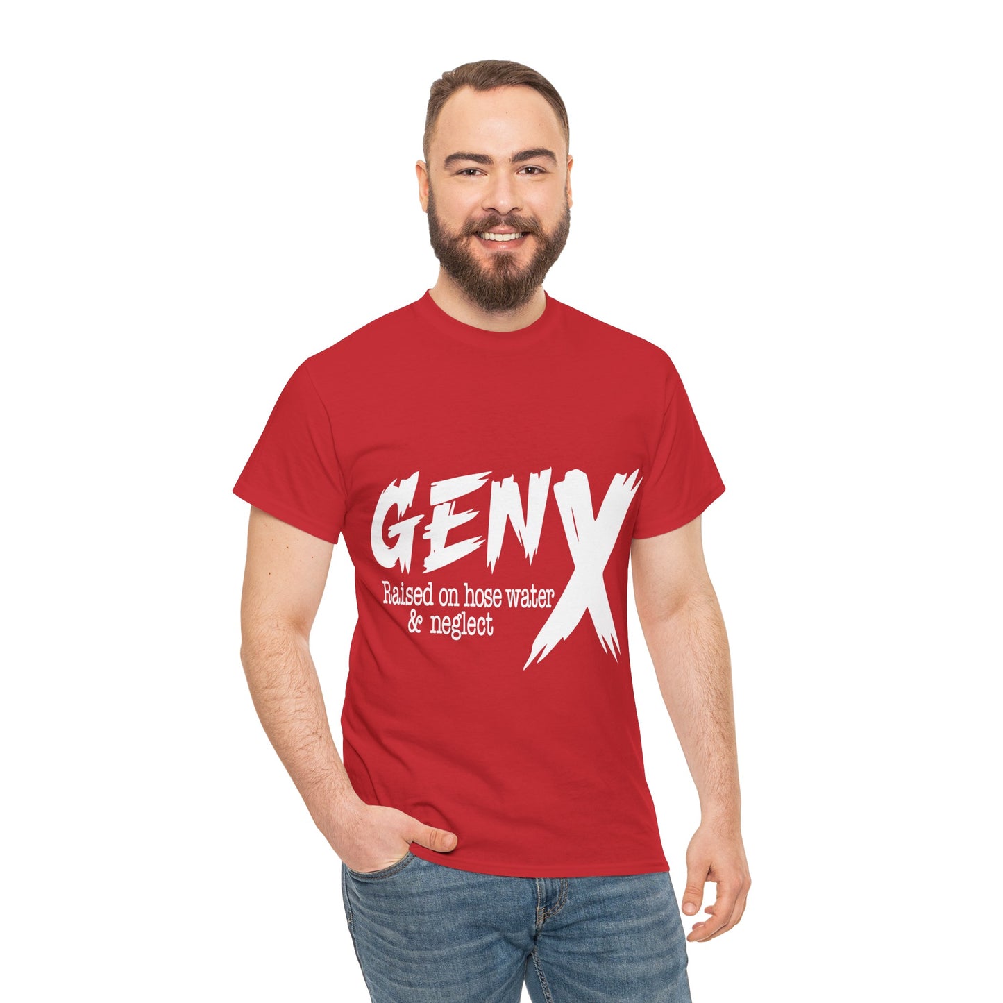 GEN X Raised On Hose Water & Neglect Tshirt Unisex Heavy Cotton