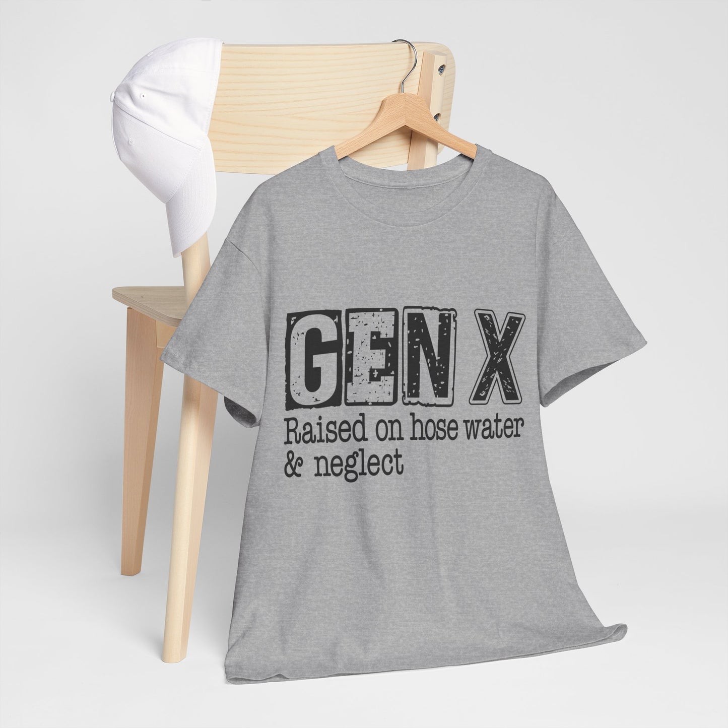 GEN X Raised On Hose Water & Neglect Tshirt Unisex Heavy Cotton