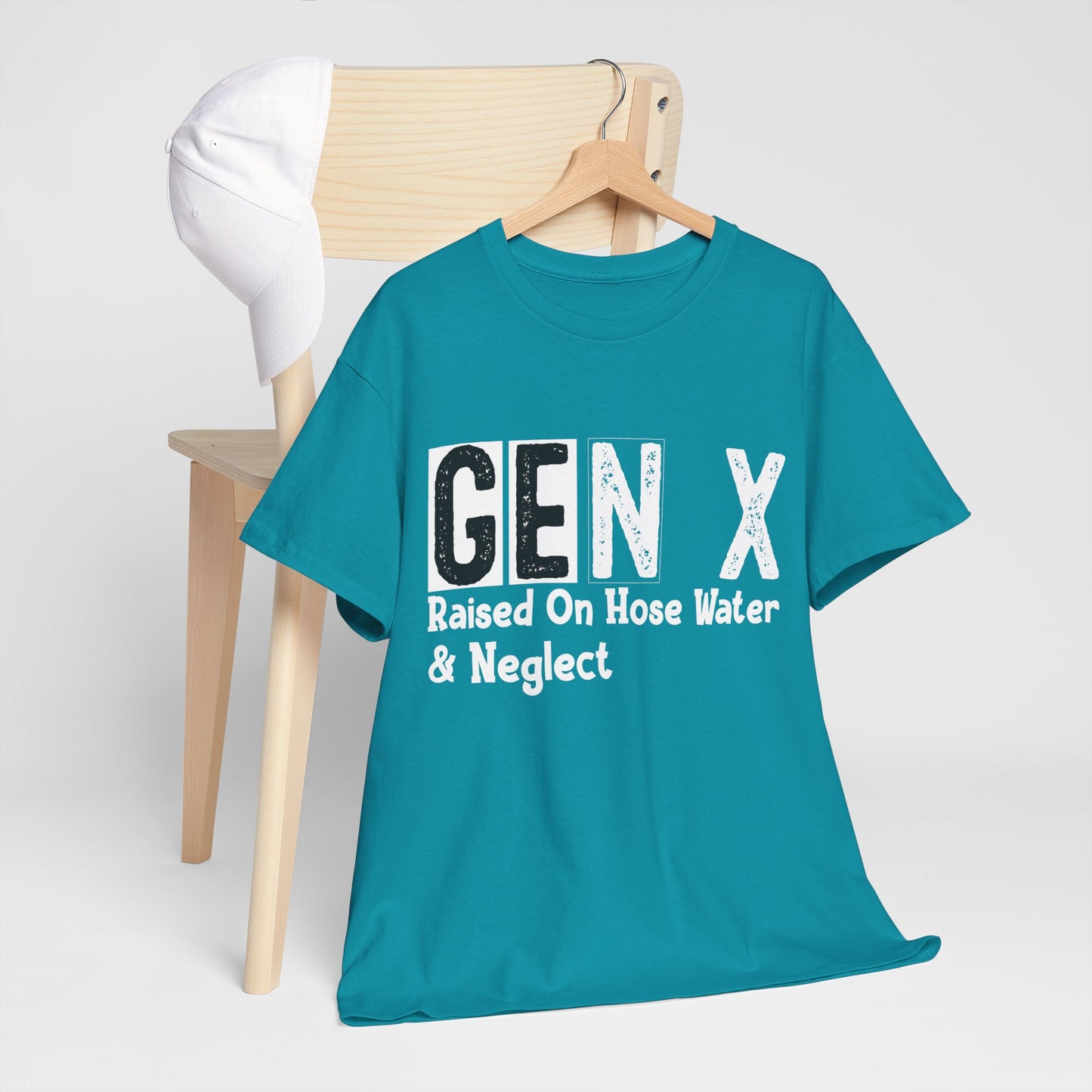 GEN X Raised On Hose Water & Neglect Tshirt Unisex Heavy Cotton